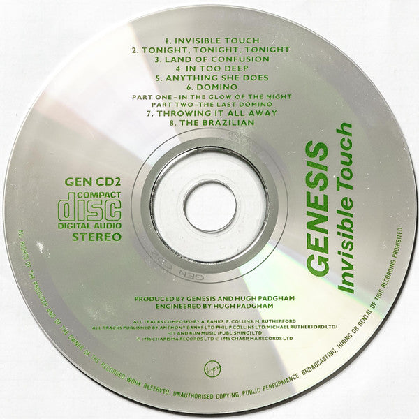 Genesis : Invisible Touch (Album)