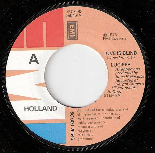 Lucifer (6) : Love Is Blind (7",Single,45 RPM)