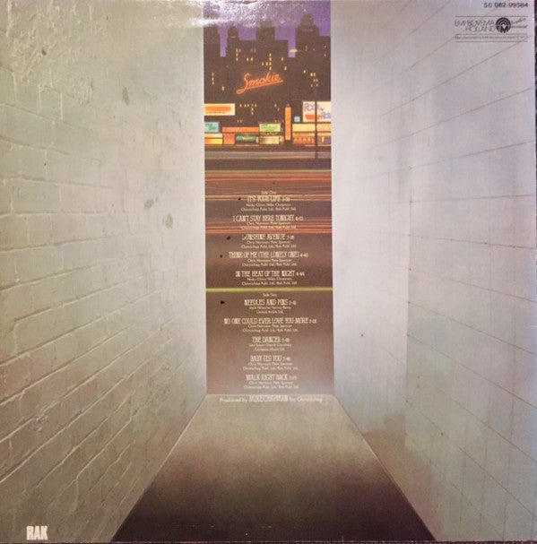 Smokie : Bright Lights And Back Alleys (LP,Album)