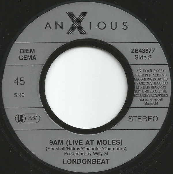 Londonbeat : I've Been Thinking About You (7",45 RPM,Single,Stereo)