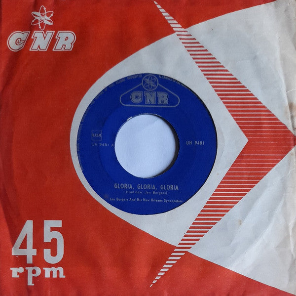 Jan Burgers And His New Orleans Syncopators, The : Gloria, Gloria, Gloria  (7",45 RPM,Single)