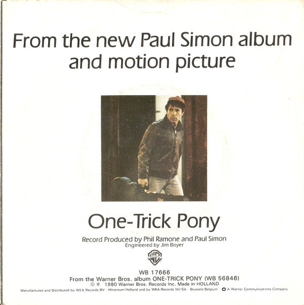 Paul Simon : Late In The Evening (7",45 RPM,Single)