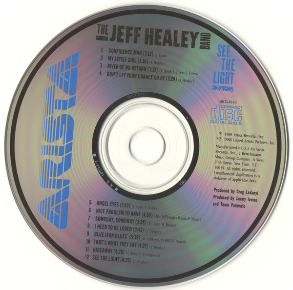 Jeff Healey Band, The : See The Light (Album)