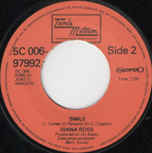 Diana Ross : One Love In My Lifetime (7",45 RPM)