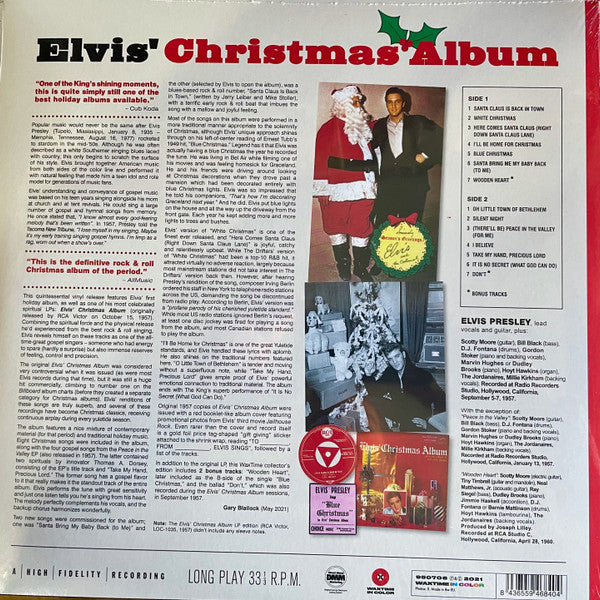 Elvis Presley : Elvis' Christmas Album (LP,Album,Limited Edition,Reissue)