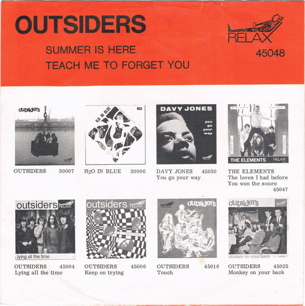 Outsiders (5), The : Summer Is Here (7",45 RPM,Single,Mono)