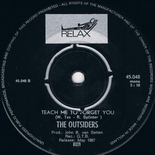 Outsiders (5), The : Summer Is Here (7",45 RPM,Single,Mono)