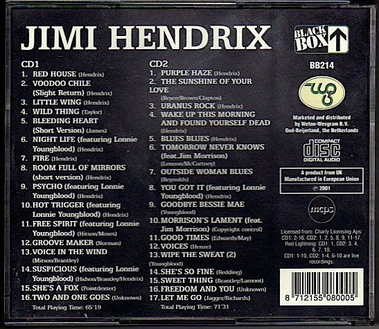Jimi Hendrix : Purple Haze (Compilation)