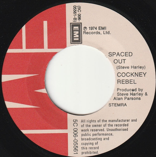 Cockney Rebel : Judy Teen (7",Single,45 RPM)