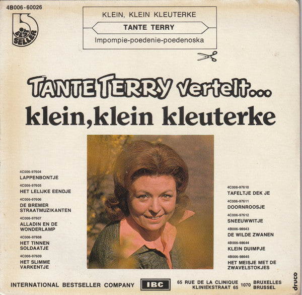 Tante Terry : Klein, Klein Kleuterke (7",45 RPM)