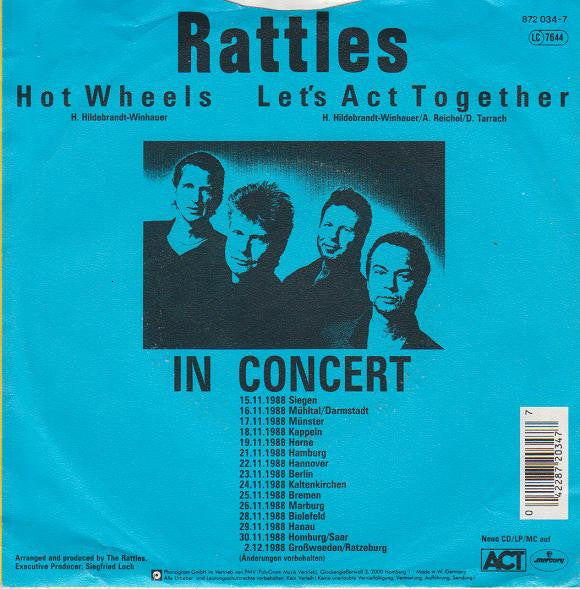 Rattles, The : Hot Wheels (7",Single,45 RPM)