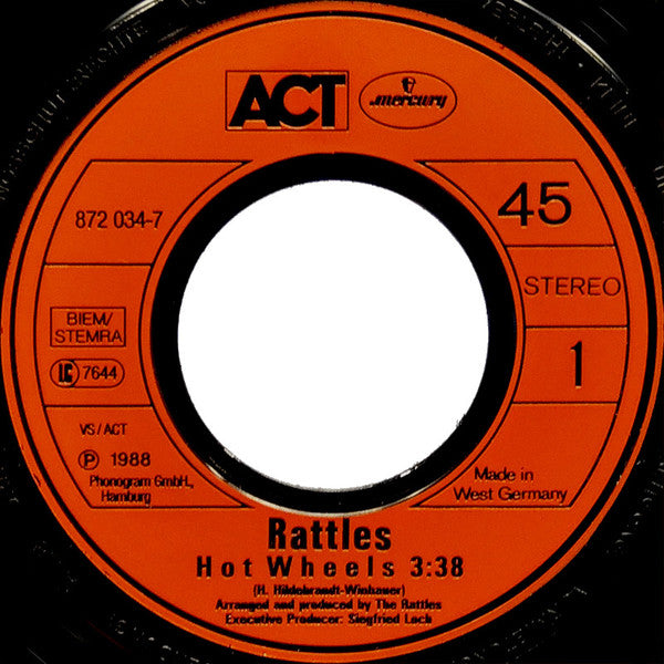 Rattles, The : Hot Wheels (7",Single,45 RPM)