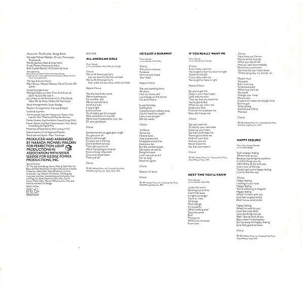 Sister Sledge : All American Girls (LP,Album)