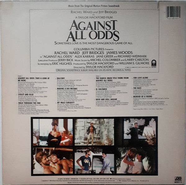 Various : Against All Odds (Music From The Original Motion Picture Soundtrack) (LP,Album)