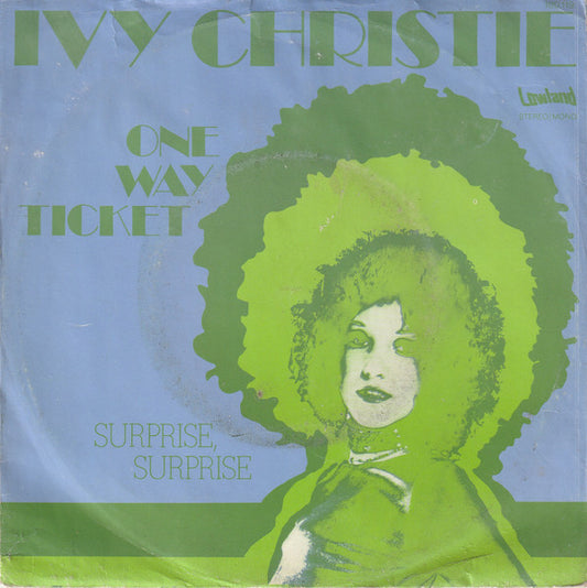 Ivy Christie : One Way Ticket (7",Single,45 RPM)