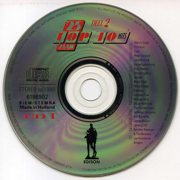 Various : 25 Jaar Top 40 Hits - Deel 2 - 1969-1972 (Compilation)