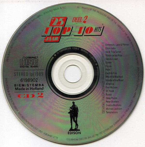 Various : 25 Jaar Top 40 Hits - Deel 2 - 1969-1972 (Compilation)