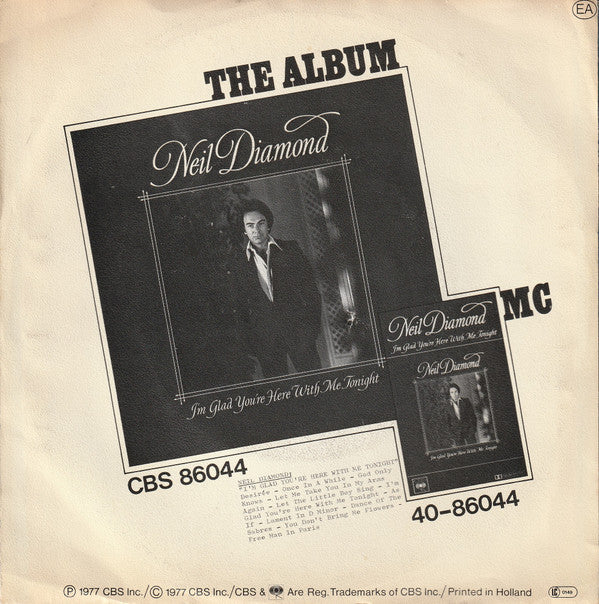 Neil Diamond : Desirée (7",45 RPM,Single,Stereo)