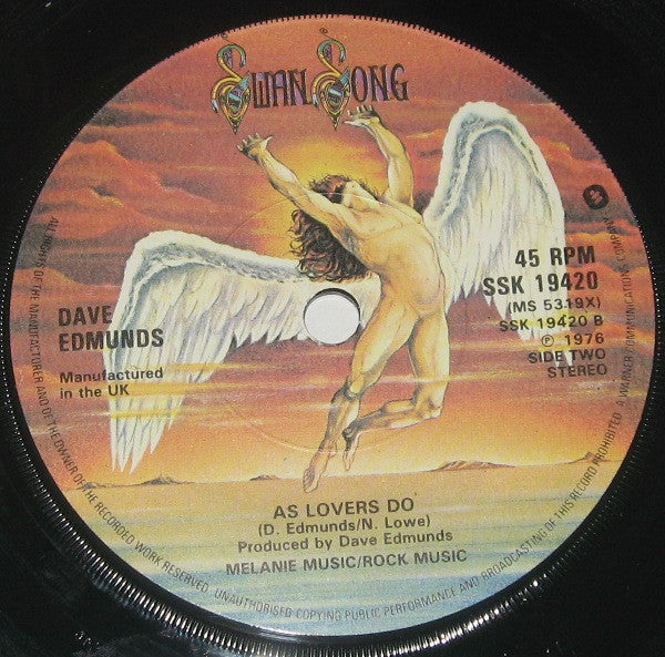 Dave Edmunds : Crawling From The Wreckage (7",45 RPM,Single)