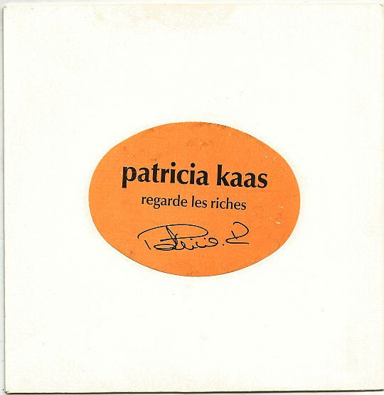 Patricia Kaas : Regarde Les Riches (7",45 RPM,Single)