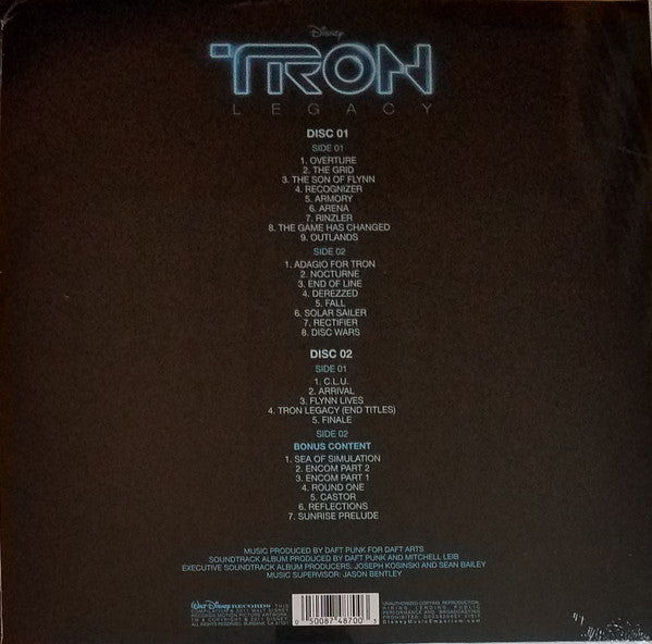 Daft Punk : TRON: Legacy (Vinyl Edition Motion Picture Soundtrack) (LP)