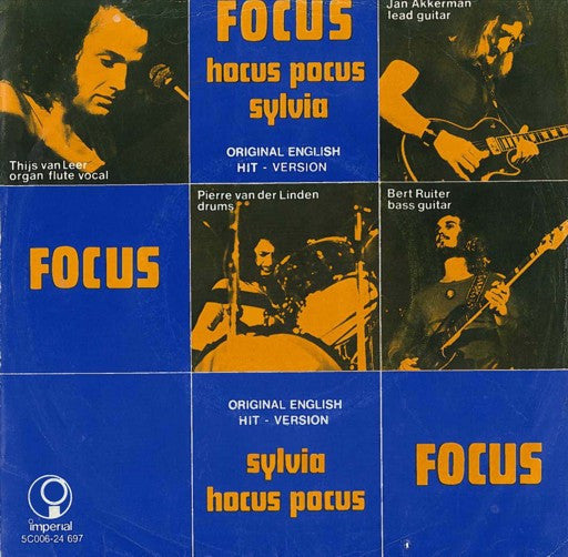 Focus (2) : Hocus Pocus / Sylvia (7",45 RPM,Single)