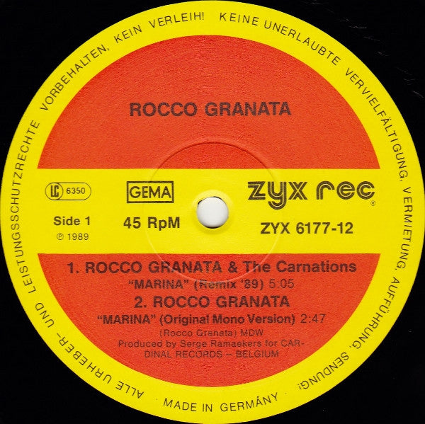 Rocco Granata : Marina (12",45 RPM)