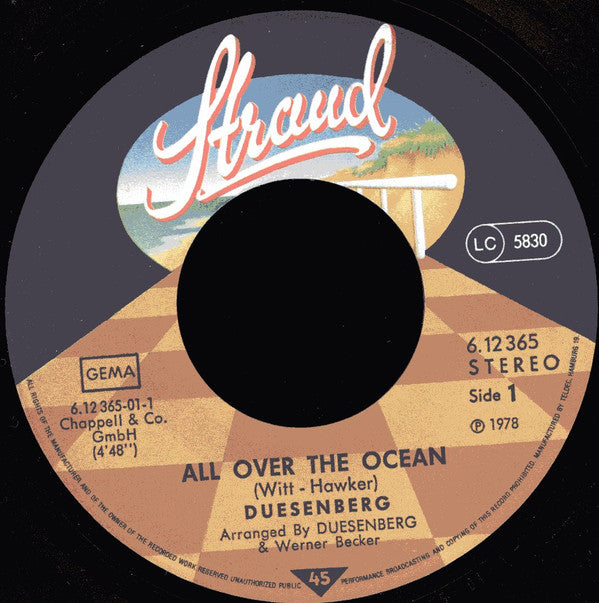 Duesenberg : All Over The Ocean (7",Single)