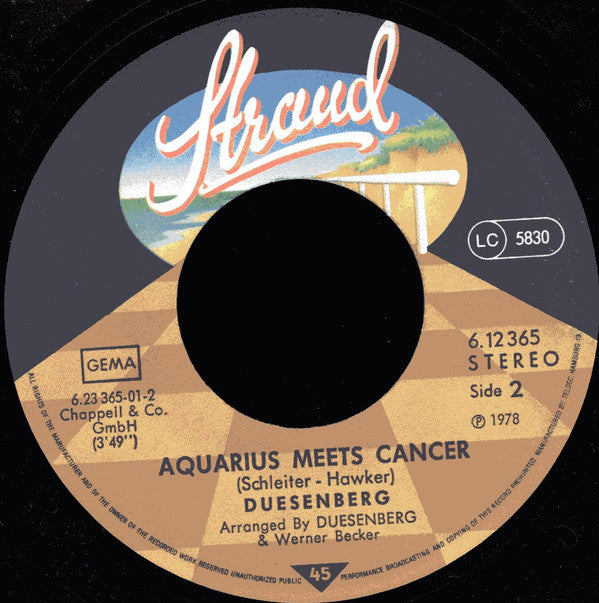 Duesenberg : All Over The Ocean (7",Single)