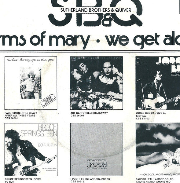 Sutherland Brothers & Quiver : Arms Of Mary (7",45 RPM,Single,Stereo)