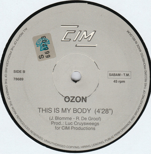 Ozon (3) : Ozon, No Time To Waste (12",45 RPM)