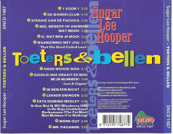 Sugar Lee Hooper : Toeters & Bellen (Album,Stereo)