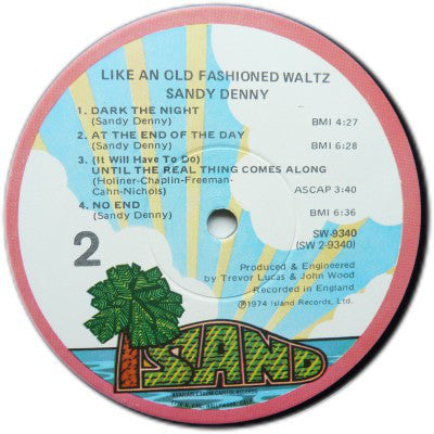 Sandy Denny : Like An Old Fashioned Waltz (LP,Album)