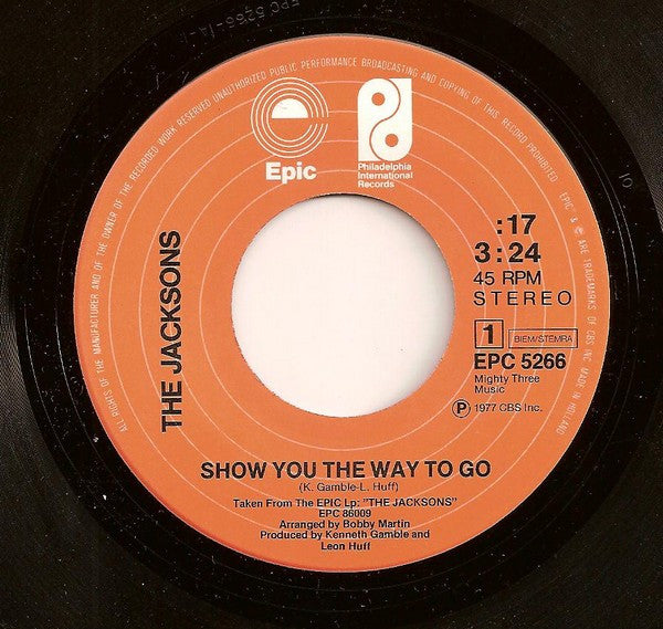 Jacksons, The : Show You The Way To Go (7",45 RPM,Single)