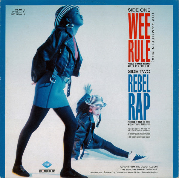Wee Papa Girl Rappers : Wee Rule (12",45 RPM)