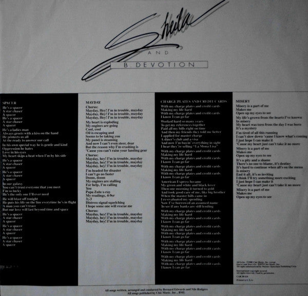 Sheila & B. Devotion : Sheila And B. Devotion (LP,Album)