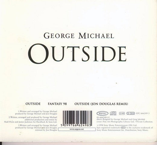 George Michael : Outside (Maxi-Single,Stereo)