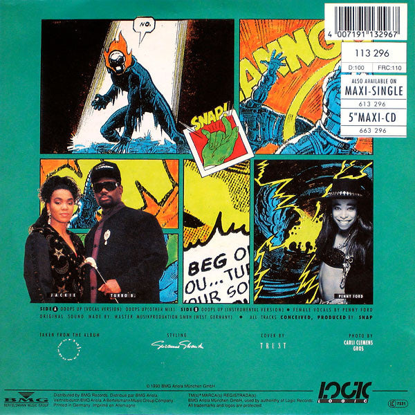 Snap! : Ooops Up (7",45 RPM,Single,Stereo)