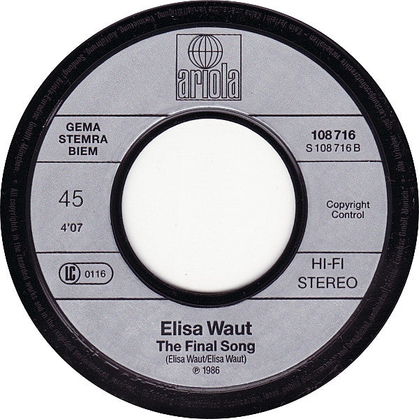 Elisa Waut : Four Times More (7",45 RPM,Single,Stereo)