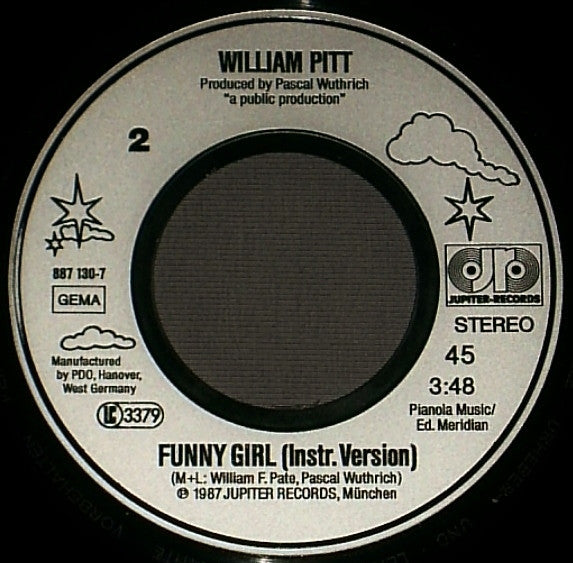 William Pitt : Funny Girl (7",45 RPM,Single)