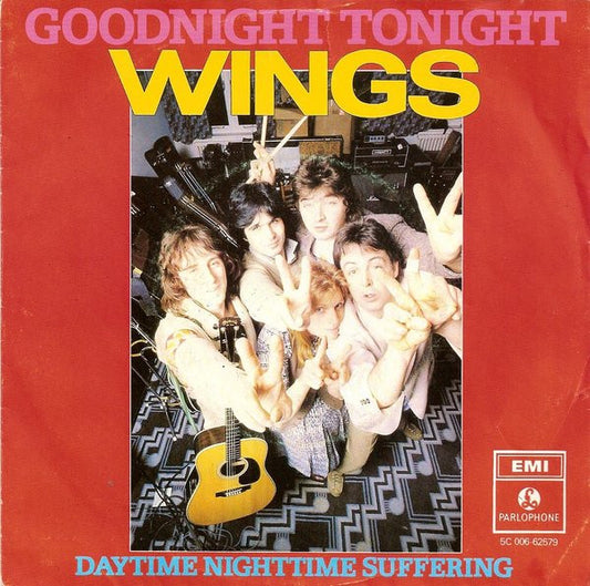 Wings (2) : Goodnight Tonight (7",45 RPM,Single,Stereo)