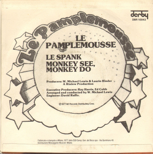 Le Pamplemousse : Le Spank (7",45 RPM)