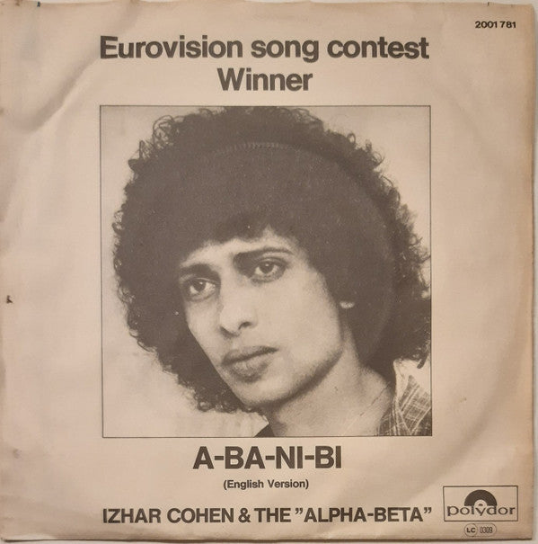 Izhar Cohen & Alpha-Beta, The : A-Ba-Ni-Bi (English Version) (7",45 RPM,Single,Stereo)