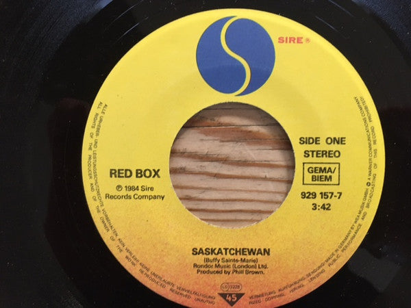 Red Box : Saskatchewan (7",45 RPM,Single)