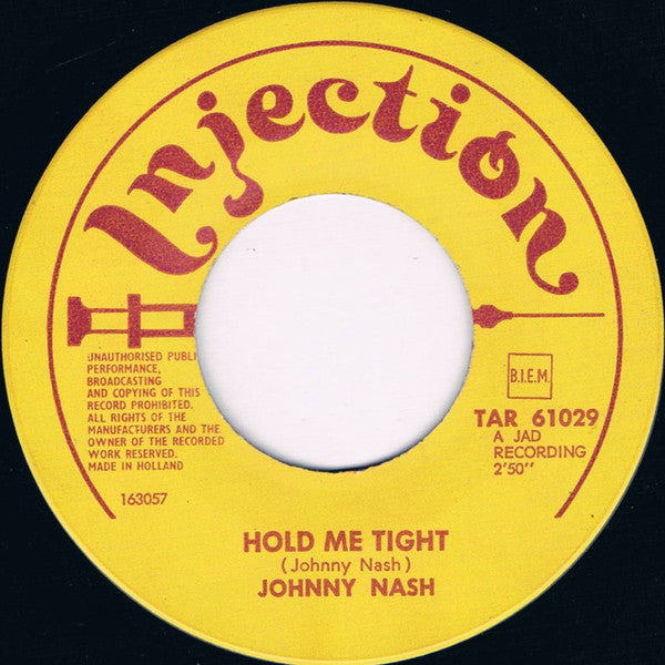 Johnny Nash : Hold Me Tight (7",Single,45 RPM)