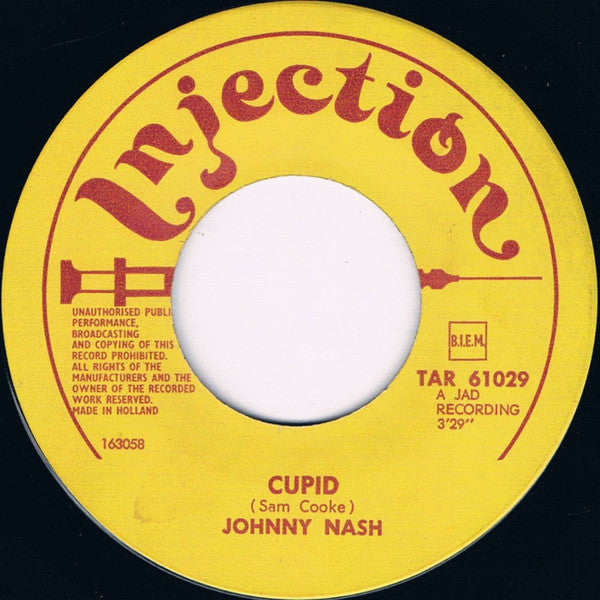 Johnny Nash : Hold Me Tight (7",Single,45 RPM)