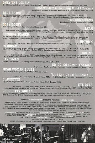 Roy Orbison And Friends : Black & White Night (DVD-Video,Multichannel,PAL)