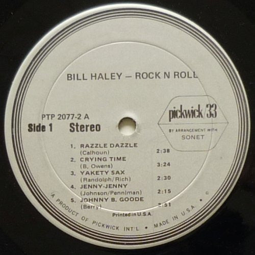 Bill Haley : Rock N Roll (LP)