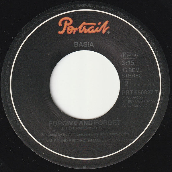 Basia : New Day For You (7",45 RPM,Single,Stereo)