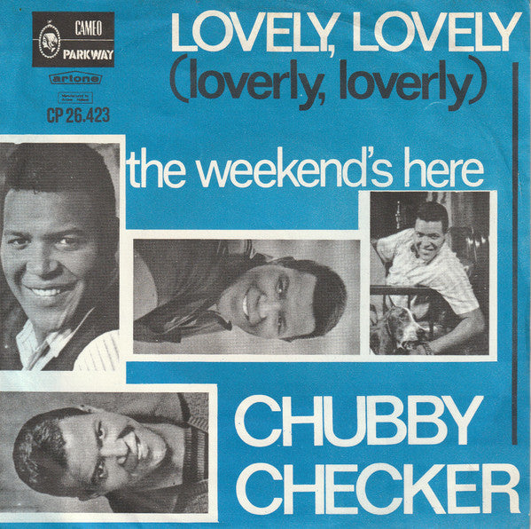 Chubby Checker : Lovely, Lovely (Loverly, Loverly) (7", Single, Blu)